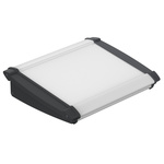 Bopla Alu-Topline Series Black, Natural Anodised ABS, Aluminium Desktop Enclosure, Sloped Front, 200 x 181.2 x 53.2mm