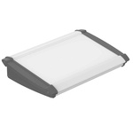 Bopla Alu-Topline Series Black, Natural Anodised ABS, Aluminium Desktop Enclosure, Sloped Front, 250 x 181.2 x 53.2mm