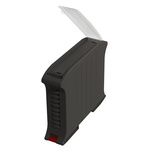 Italtronic Solid, Vented Enclosure Type Railbox Series , 101 x 22.5 x 79mm, ABS, Polycarbonate DIN Rail Enclosure