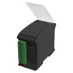 Italtronic Solid, Vented Enclosure Type Railbox Series , 101 x 45 x 79mm, ABS, Polycarbonate DIN Rail Enclosure