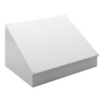Hammond 1488 Series Grey Steel Desktop Enclosure, Sloped Front, 305 x 406 x 233mm