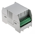 Phoenix Contact Vented Enclosure Type EH 45 FLAT DEV-KIT KMGY Series , 75.4 x 45 x 53.5mm, ABS DIN Rail Enclosure Kit