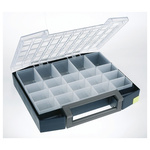 Raaco 20 Cell Blue PC, PP Compartment Box, 78mm x 421mm x 361mm