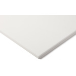 White Plastic Sheet, 600mm x 300mm x 25mm