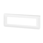 Legrand White 8 Gang Faceplate & Mounting Plate