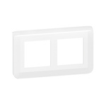 Legrand White 2 Gang Faceplate & Mounting Plate