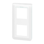 Legrand White 2 Gang Faceplate & Mounting Plate