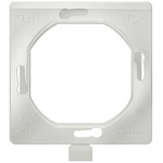 Siemens White Schuko Buchse Faceplate & Mounting Plate