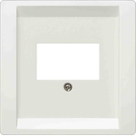 Siemens White 2 Gang Thermoplastic Cover Plate