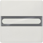 Siemens White Thermoplastic Faceplate & Mounting Plate