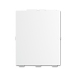 ABB White 6 Gang Cover Plate