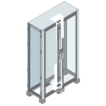 ABB AM2 Series Double-Door-Door Floor Standing Enclosure, Transparent Door, IP65