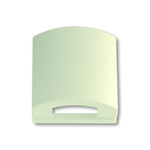 ABB White 1 Gang Plastic Kabel Cover Plate