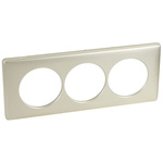 Legrand 3 Gang Metal Gang Plate