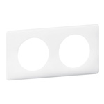Legrand White 2 Gang Plastic Gang Plate