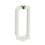 Schneider Electric White Cover Plate Plastic Mounting Frame