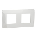 White 2 Gang Cover Plate Thermoplastic Cover Plate