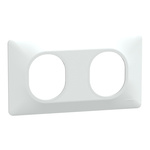 White 2 Gang Cover Plate Thermoplastic Cover Plate