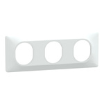 White 3 Gang Cover Plate Thermoplastic Cover Plate