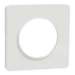 White 1 Gang Cover Plate Thermoplastic Cover Plate
