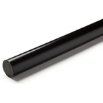 RS PRO Black Polyethylene PE Rod, 1m x 60mm Diameter