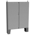 Hammond 1422 N4 QT SS Series Stainless Steel Double-Door-Door Floor Standing Enclosure, Opaque Door, IP66, 1832.1 x