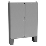 Hammond 1422 N4 QT SS Series Stainless Steel Double-Door-Door Floor Standing Enclosure, Opaque Door, IP66, 2136.9 x