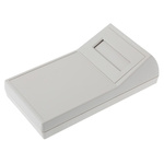 RS PRO Grey ABS Handheld Enclosure, Integral Battery Compartment, Display Window, 190.5 x 101.6 x 57.2mm