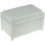 RS PRO Grey Fibreglass Enclosure, IP67, Grey Lid, 185 x 300 x 175mm