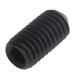 Black, Self-Colour Steel Hex Socket Set M5 x 10mm Grub Screw