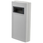 RS PRO Grey, Polystyrene Handheld Enclosure, Display Window, IP64, 150 x 80 x 30mm