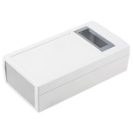 RS PRO Grey, Polystyrene Handheld Enclosure, Display Window, IP64, 150 x 80 x 45mm