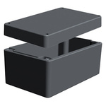 RS PRO Aluminium Enclosure, IP66, Grey Lid, 160 x 100 x 81mm