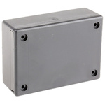 RS PRO Black ABS Enclosure, Black Lid, 88.9 x 63.5 x 32.39mm