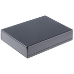 RS PRO Black ABS Enclosure, Black Lid, 184.15 x 139.69 x 38.1mm