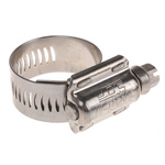 HI-TORQUE Stainless Steel Slotted Hex Worm Drive, 16mm Band Width, 20mm - 30mm Inside Diameter
