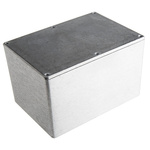 RS PRO Silver Die Cast Aluminium Enclosure, IP66, Silver Lid, 171.9 x 120.9 x 106mm