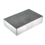 RS PRO Silver Die Cast Aluminium Enclosure, IP66, Silver Lid, 275 x 175 x 65.5mm