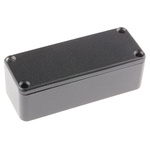 RS PRO Black Die Cast Aluminium Enclosure, Black Lid, 89.1 x 35 x 30.3mm