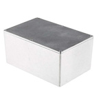 RS PRO Silver Die Cast Aluminium Enclosure, IP66, Silver Lid, 222.2 x 146 x 106.5mm