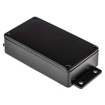 RS PRO Black Die Cast Aluminium Enclosure, IP66, Flanged, Black Lid, 139.7 x 63.8 x 30mm