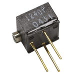 Vishay Foil Resistors 21 Turn Potentiometer - 5kΩ, ±5%, 0.25W Power Rating, Through Hole