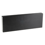 RS PRO Black Anodised Aluminium Instrument Case, 442 x 153 x 45mm