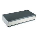 RS PRO Grey, Aluminium & Steel Instrument Case, 432 x 200 x 88mm