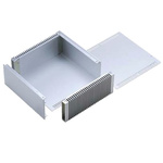Takachi Electric Industrial HY Silver Aluminium Project Box, 231 x 330 x 88mm