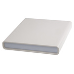 RS PRO Grey Anodised Aluminium Instrument Case, 230 x 220 x 35mm