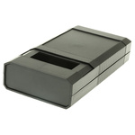 Bopla BOS Series Black, Transparent ABS Handheld Enclosure, Integral Battery Compartment, Display Window, IP40, 196 x