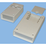 OKW Shell-Type Case Series White ABS Handheld Enclosure, Integral Battery Compartment, IP65, 158 x 95 x 33mm