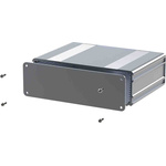 RS PRO Silver Anodised Aluminium Instrument Case, 160 x 169.8 x 53.8mm