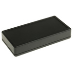 Hammond 1599 Series Black Flame Retardant ABS Handheld Enclosure, Integral Battery Compartment, IP54, 130 x 65 x 25mm
